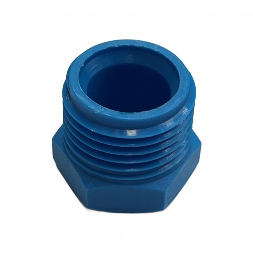 [PLP12] Nylon Plastic External Hex Plug 1/2" (21mm) Male BSP Thread