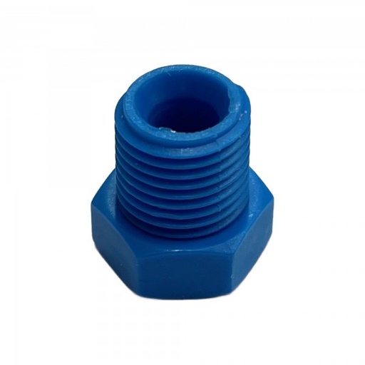 [PLP18] Nylon Plastic External Hex Plug 1/8" (9.7mm) Male BSP Thread