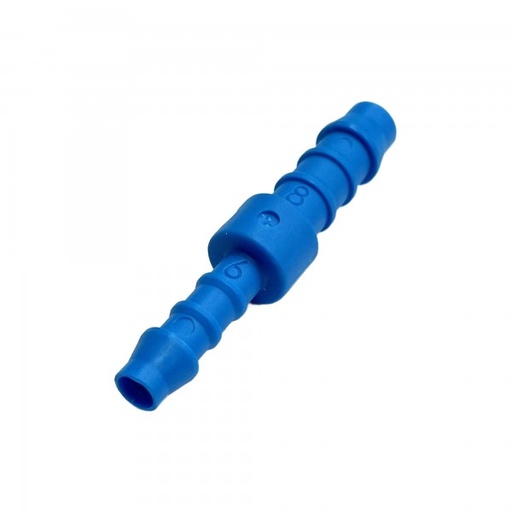 [PR85] Nylon Plastic Straight Reducing Joiner 5/16" (7.9mm) to 1/4" (6.3mm) Hose Tube End