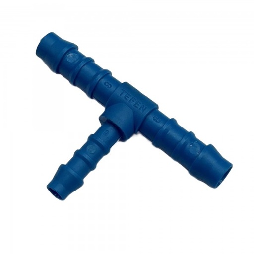 [PRT86] Nylon Plastic Reducing Tee 5/16" (7.9mm) x 5/16" (7.9mm) to 1/4" (6.3mm) Hose Tube End