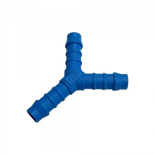 [PY10] Nylon Plastic 3-Way Y Shape Tail Piece 3/8" (9.5mm) Barbed Hose Tube Ends
