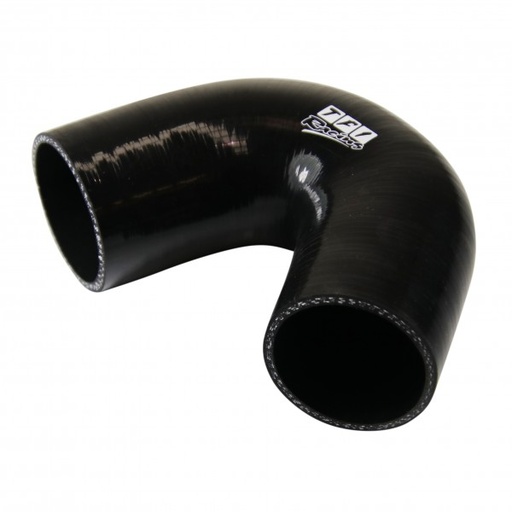 [SH-E135-70-50-BLK] Silicone Hose Black 135 Deg Elbow 70mm (2.75") ID, 50mm Leg Length