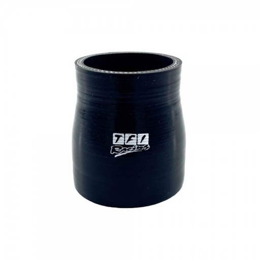 [SH-R-70-51-BLK] Silicone Hose Black Reducer Coupling 70 to 51mm (2.75" to 2") ID, 76mm Length