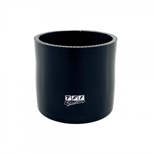 [SH-R-89-76-BLK] Silicone Hose Black Reducer Coupling 89 to 76mm (3.5" to 3") ID, 76mm Length