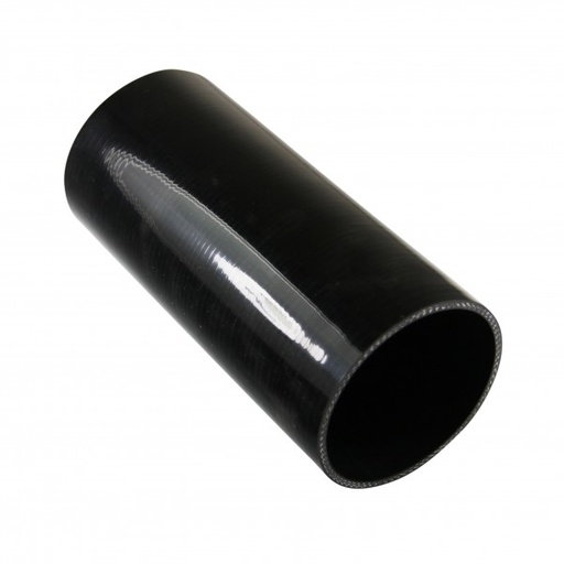 [SH-S-102-250-BLK] Silicone Hose Black Coupling Straight 102mm ID (4"), 250mm (10") Length