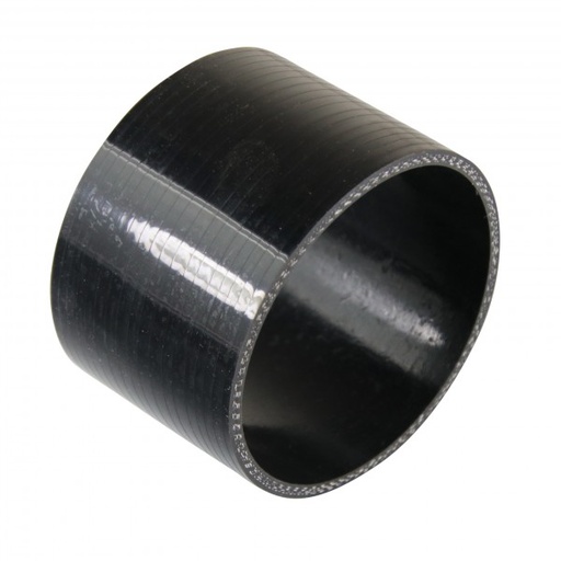 [SH-S-102-76-BLK] Silicone Hose Black Coupling Straight 102mm (4") ID, 76mm (3") Length