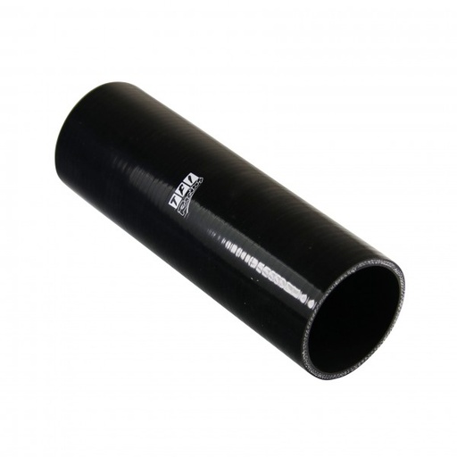 [SH-S-38-250-BLK] Silicone Hose Black Coupling Straight 38mm (1.5") ID, 250mm (10") Length
