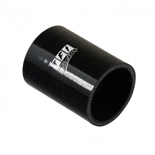[SH-S-44-76-BLK] Silicone Hose Black Coupling Straight 44mm (1.75") ID, 76mm (3") Length