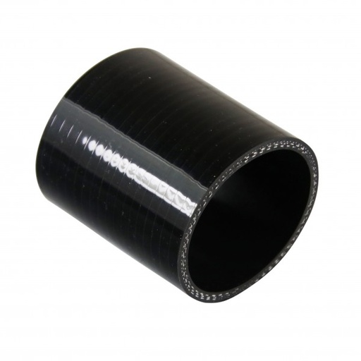 [SH-S-60-76-BLK] Silicone Hose Black Coupling Straight 60mm (2-3/8") ID, 76mm (3") Length