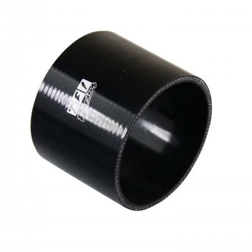 [SH-S-89-76-BLK] Silicone Hose Black Coupling Straight 89mm (3-1/2") ID, 76mm (3") Length