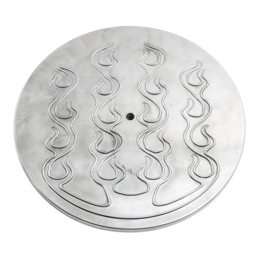 [8417AC] Filter Lid Top Polished Alloy suits 14" Inch Flamed Air Cleaner Replacement